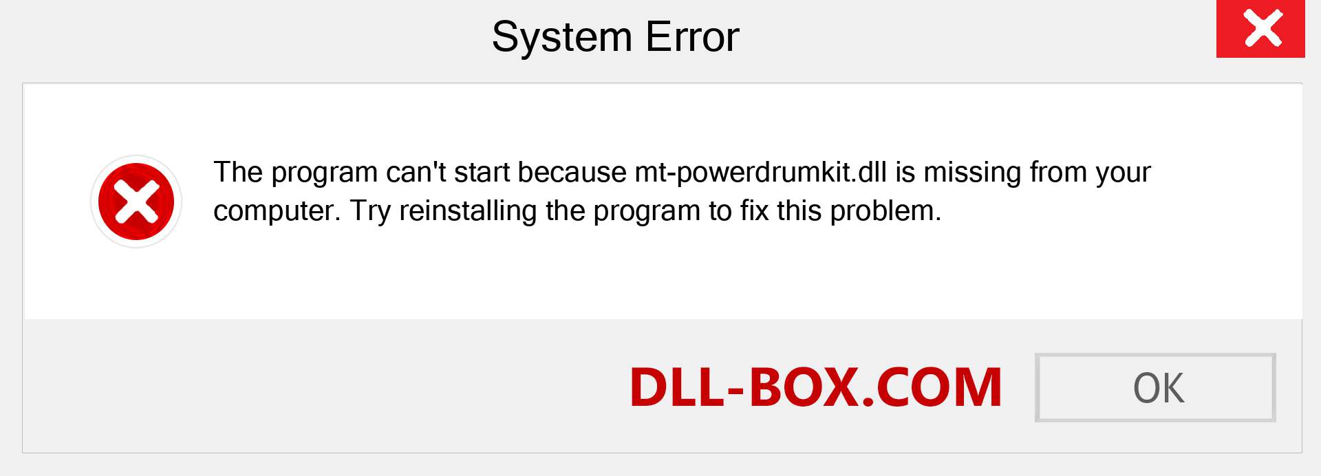  mt-powerdrumkit.dll file is missing?. Download for Windows 7, 8, 10 - Fix  mt-powerdrumkit dll Missing Error on Windows, photos, images