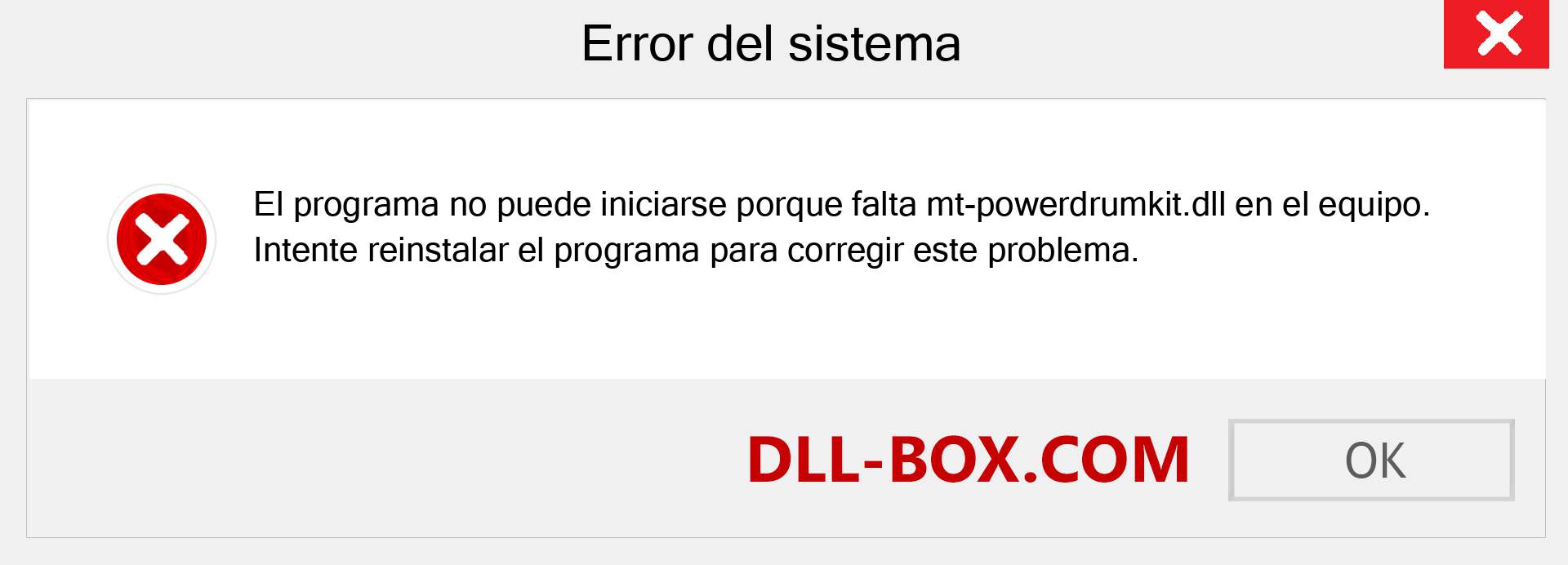 ¿Falta el archivo mt-powerdrumkit.dll ?. Descargar para Windows 7, 8, 10 - Corregir mt-powerdrumkit dll Missing Error en Windows, fotos, imágenes